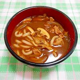 きのこのカレーうどん